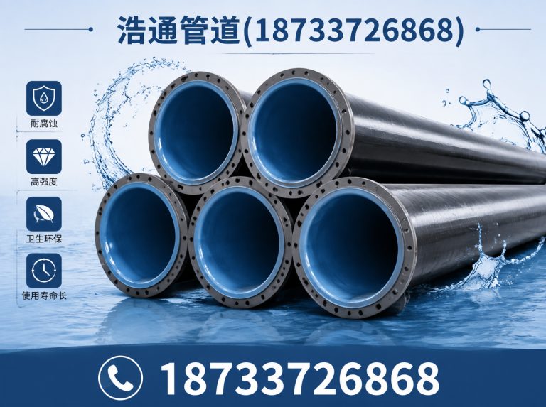 泊头市衬塑钢管展示图